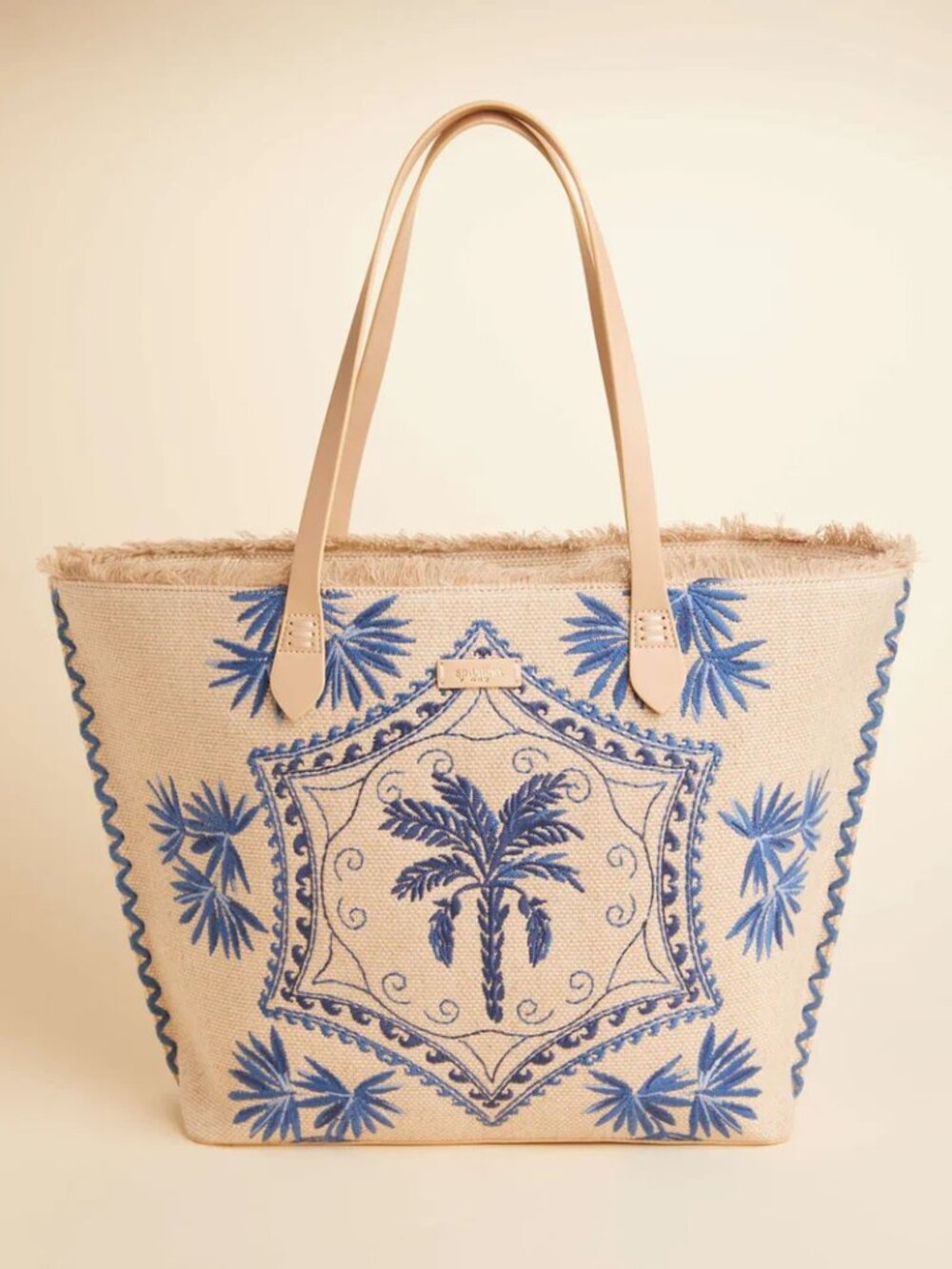 Beach Tote| Spartina 449| Ogeechee Palm Medallion